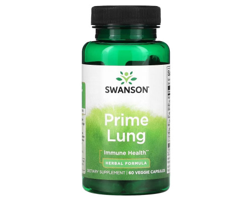 Swanson, Prime Lung, 60 Veggie Capsules Swanson, Prime Lung, 60 Veggie Capsules