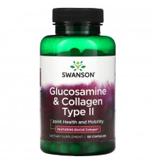 Swanson, Glucosamine & Collagen Type II, 90 Capsules