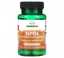 Витамины группы B Swanson, NMN, 300 мг, 30 растительных капсул