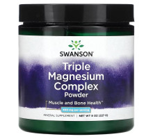 Swanson, Triple Magnesium Complex Powder, 400 mg, 8 oz (227 g)