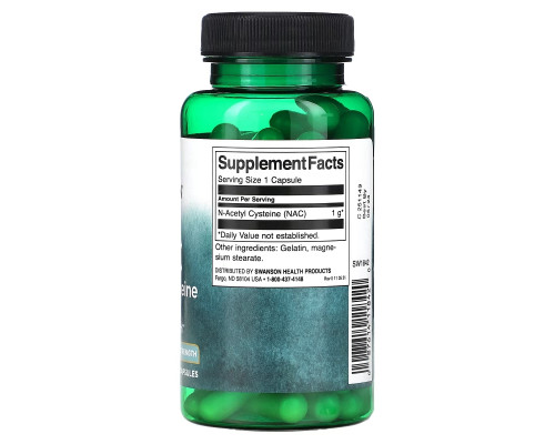 Swanson, NAC N-Acetyl Cysteine, 1,000 mg, 60 Capsules Swanson, NAC N-Acetyl Cysteine, 1,000 mg, 60 Capsules