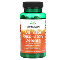 Swanson, Ultimate Respiratory Defense with NAC & Quercetin, 60 Veggie Capsules