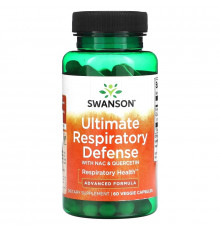 Swanson, Ultimate Respiratory Defense with NAC & Quercetin, 60 Veggie Capsules