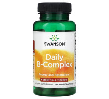 Swanson, Daily B-Complex, 100 Veggie Capsules