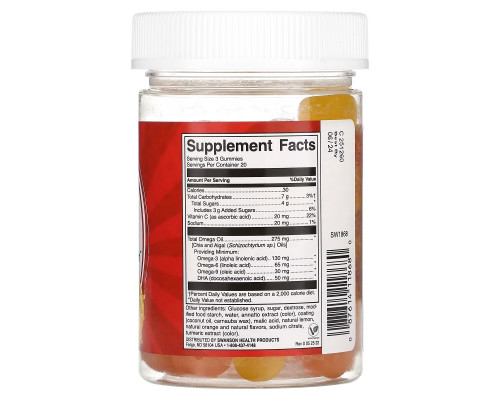 Swanson, Omega + DHA, Citrus, 60 Gummies Swanson, Omega + DHA, Citrus, 60 Gummies