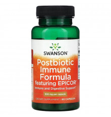 Swanson, Postbiotic Immune Formula Featuring Epicor, 500 mg, 60 Capsules