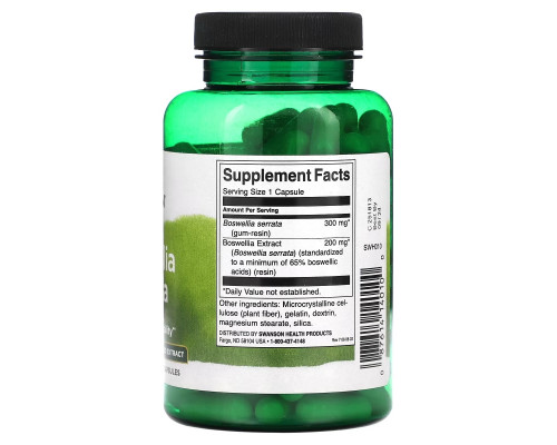 Swanson, Boswellia Serrata, 120 Capsules Swanson, Boswellia Serrata, 120 Capsules