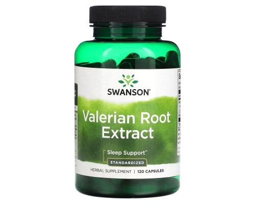 Swanson, Valerian Root Extract, Standardized, 120 Capsules Swanson, Valerian Root Extract, Standardized, 120 Capsules