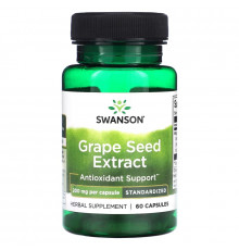 Swanson, Grape Seed Extract, 200 mg, 60 Capsules