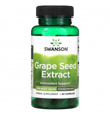 Swanson, Grape Seed Extract, Standardized, 500 mg, 60 Capsules