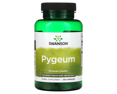 Фрукты и ягоды Swanson, Pygeum, 120 капсул Фрукты и ягоды Swanson, Pygeum, 120 капсул