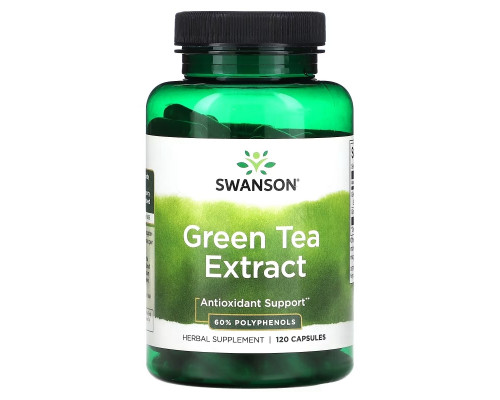 Swanson, Green Tea Extract, 120 Capsules Swanson, Green Tea Extract, 120 Capsules