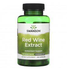 Swanson, Red Wine Extract, 500 mg, 90 Capsules