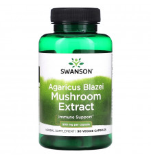 Swanson, Agaricus Blazei Mushroom Extract, 500 mg, 90 Veggie Caps