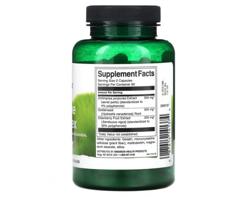 Растительные экстракты и настойки Swanson, Immune Complex, 120 капсул Растительные экстракты и настойки Swanson, Immune Complex, 120 капсул