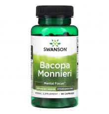 Swanson, Bacopa Monnieri, 250 mg, 90 Capsules