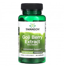 Swanson, Goji Berry Extract, 500 mg, 60 Capsules