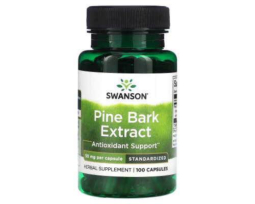 Swanson, Pine Bark Extract, 50 mg , 100 Capsules Swanson, Pine Bark Extract, 50 mg , 100 Capsules