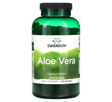 Swanson, Aloe Vera, 25 mg, 300 Softgels