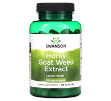 Мужское здоровье Horny Goat Weed Extract, 500 mg, 120 Capsules
