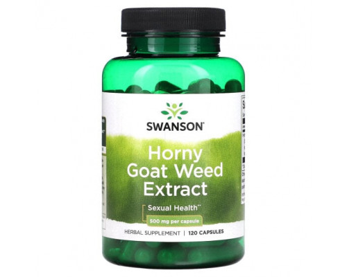 Мужское здоровье Horny Goat Weed Extract, 500 mg, 120 Capsules Мужское здоровье Horny Goat Weed Extract, 500 mg, 120 Capsules