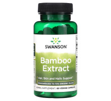 Swanson, Bamboo Extract, 60 Veggie Capsules
