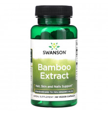 Swanson, Bamboo Extract, 60 Veggie Capsules