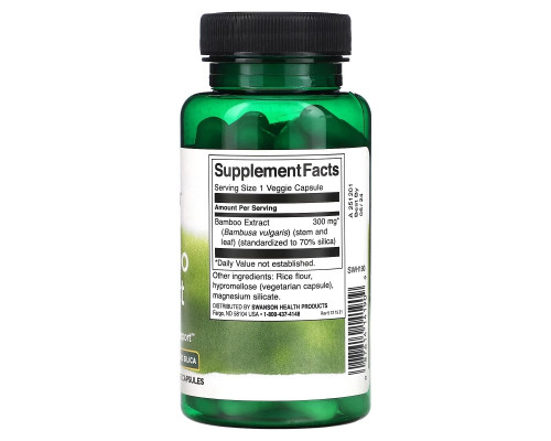 Swanson, Bamboo Extract, 60 Veggie Capsules Swanson, Bamboo Extract, 60 Veggie Capsules