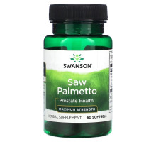 Swanson, Saw Palmetto, Maximum Strength, 60 Softgels