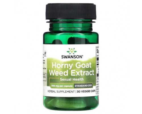 Мужское здоровье Horny Goat Weed Extract, 300 mg, 30 Veggie Caps Мужское здоровье Horny Goat Weed Extract, 300 mg, 30 Veggie Caps