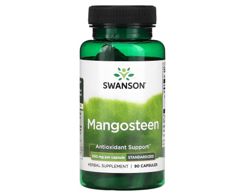 Swanson, Mangosteen, 500 mg, 90 Capsules Swanson, Mangosteen, 500 mg, 90 Capsules