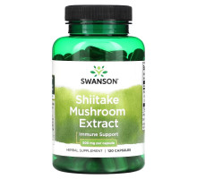 Swanson, Shiitake Mushroom Extract, 500 mg, 120 Capsules