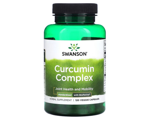 Swanson, Curcumin Complex, 120 Veggie Capsules Swanson, Curcumin Complex, 120 Veggie Capsules