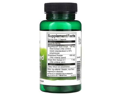 Swanson, Grape Seed Extract with MegaNatural Gold, 60 Capsules Swanson, Grape Seed Extract with MegaNatural Gold, 60 Capsules