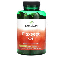 Swanson, Flaxseed Oil, 1 g, 200 Softgels