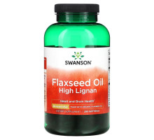 Swanson, Flaxseed Oil High Lignan, 980 mg, 200 Softgels