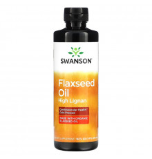 Swanson, Flaxseed Oil, 16 fl oz (473 ml)