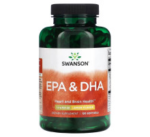 Swanson, EPA & DHA, Lemon, 120 Softgels