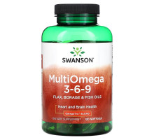 Swanson, MultiOmega 3-6-9, 120 Softgels