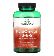 Swanson, MultiOmega 3-6-9, 120 Softgels
