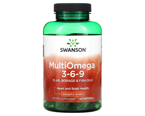 Swanson, MultiOmega 3-6-9, 120 Softgels