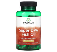 Swanson, Super DPA Fish Oil, 1,000 mg, 60 Softgels