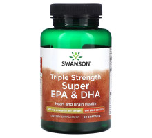 Swanson, Triple Strength Super EPA & DHA , 900 mg, 60 Softgels