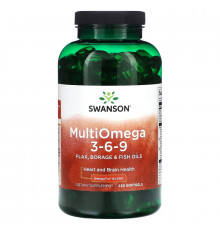 Swanson, Multi Omega 3-6-9, 220 Softgels