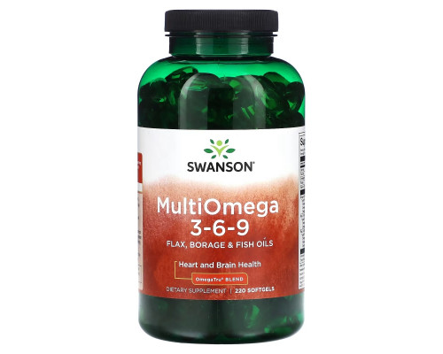 Swanson, Multi Omega 3-6-9, 220 Softgels