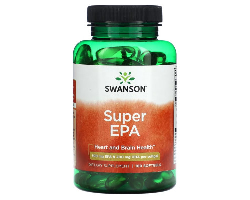 Swanson, Super EPA, 100 Softgels Swanson, Super EPA, 100 Softgels