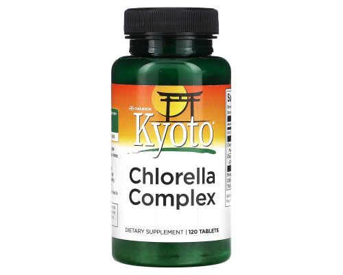 Swanson, Kyoto Chlorella Complex, 120 таблеток Swanson, Kyoto Chlorella Complex, 120 таблеток