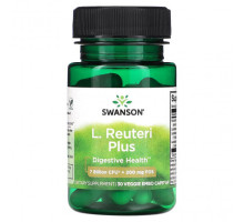 Пребиотики и пробиотики Swanson, Ацидофильные лактобактерии (L. acidophilus), Reuteri Plus, 30 вегетарианских капсул для ЭМБО