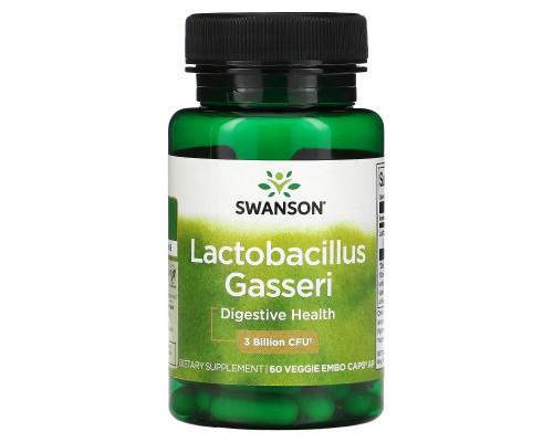 Swanson, Lactobacillus Gasseri, 3 Billion CFU, 60 Veggie Embo Caps Ap Swanson, Lactobacillus Gasseri, 3 Billion CFU, 60 Veggie Embo Caps Ap