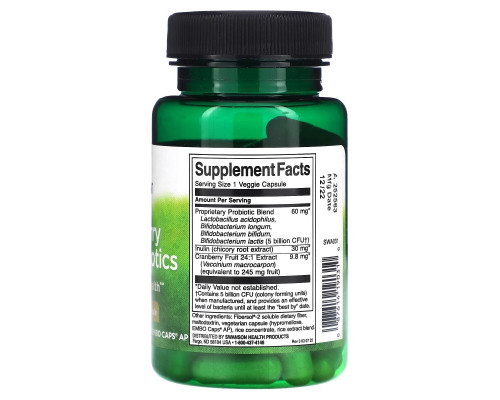 Swanson, Cranberry Plus Probiotics, 5 Billion CFU, 60 Veggie Embo Caps